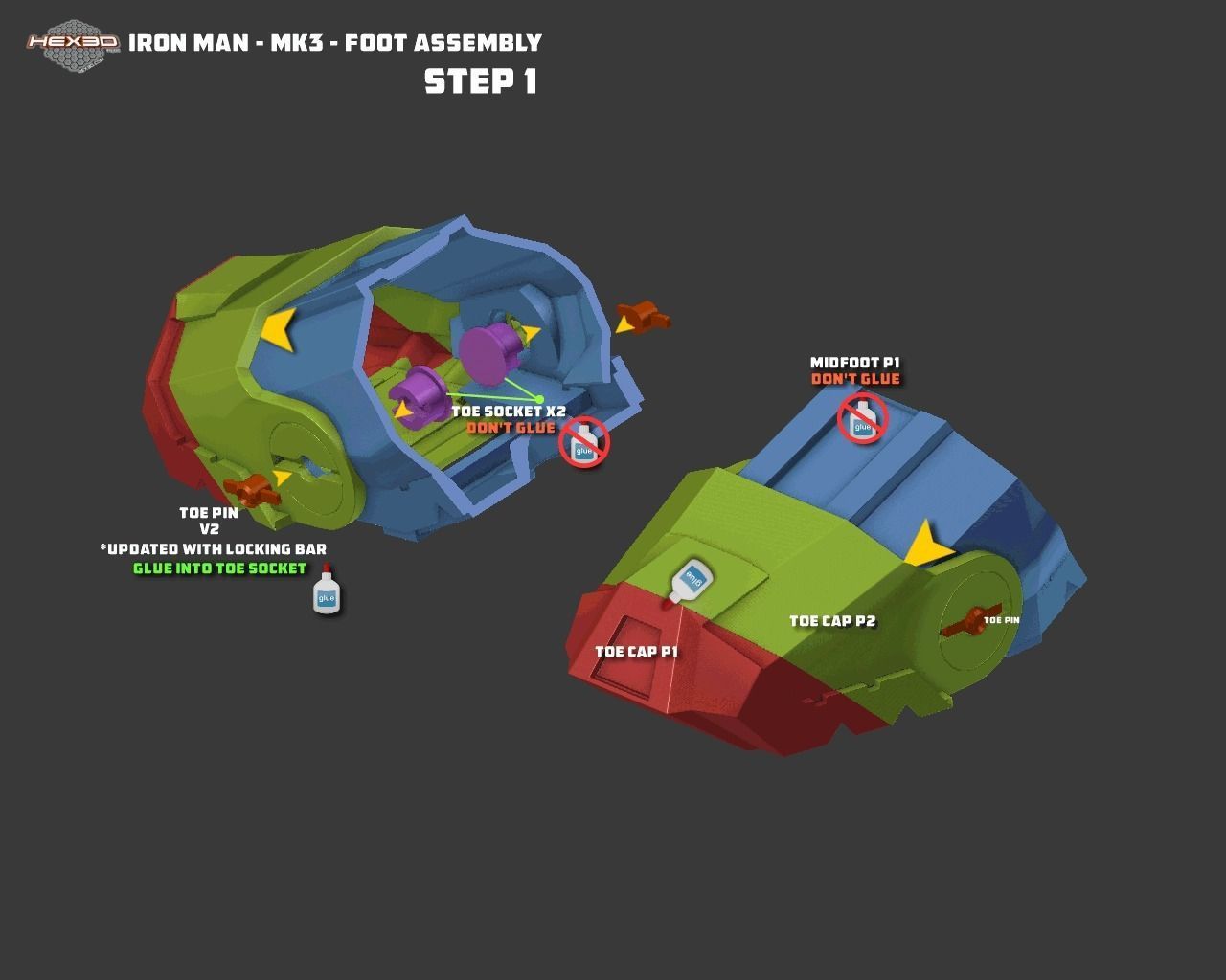 Iron Man MK III Printable Suit 3D model_7