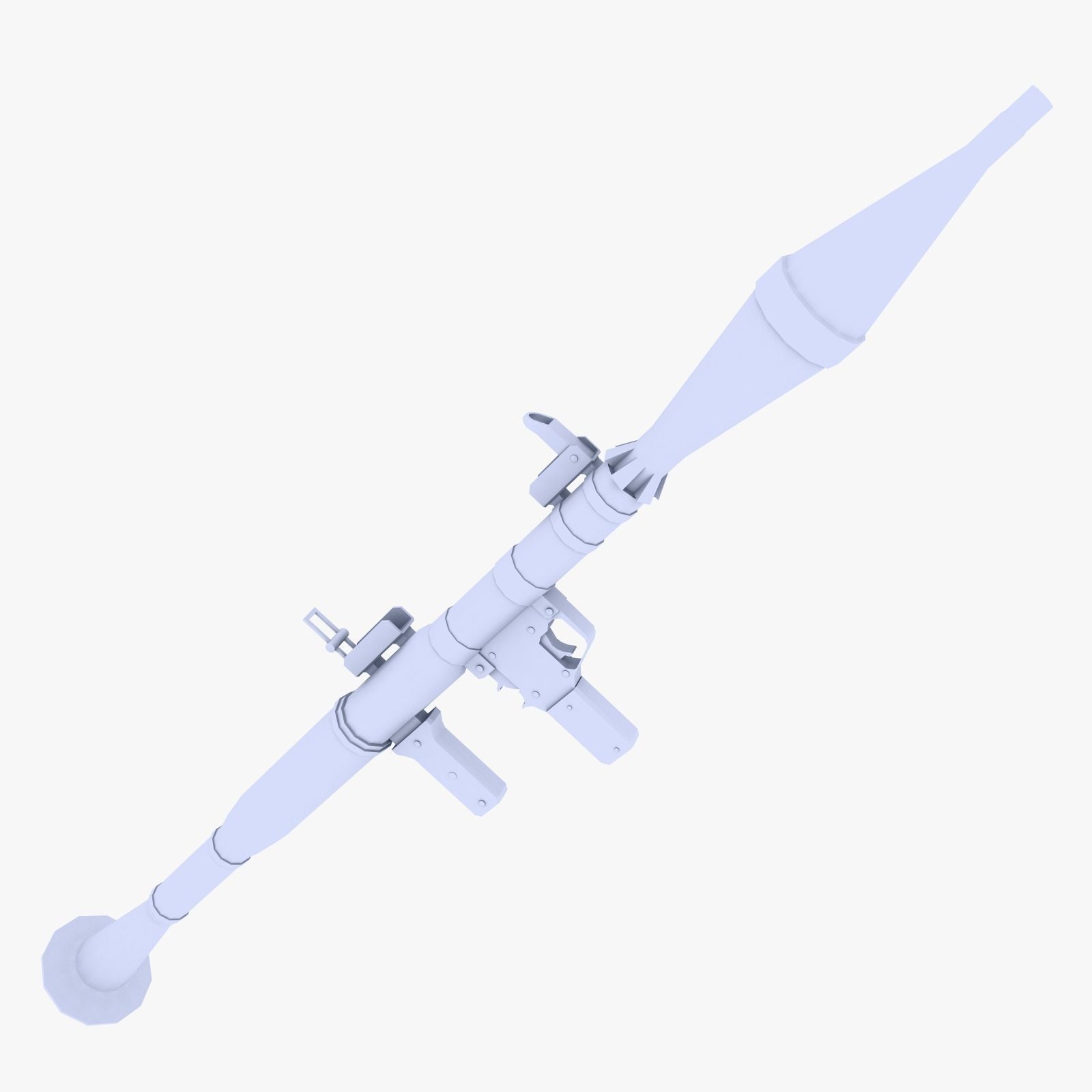 RPG7 Rocket Launcher Low-poly  3D model