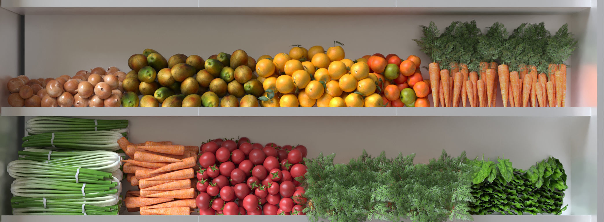 Fruit shelf 3 3D model_3