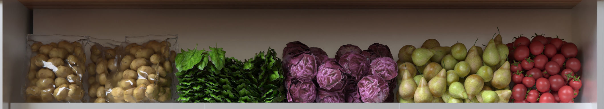 Fruit shelf 3 3D model_2