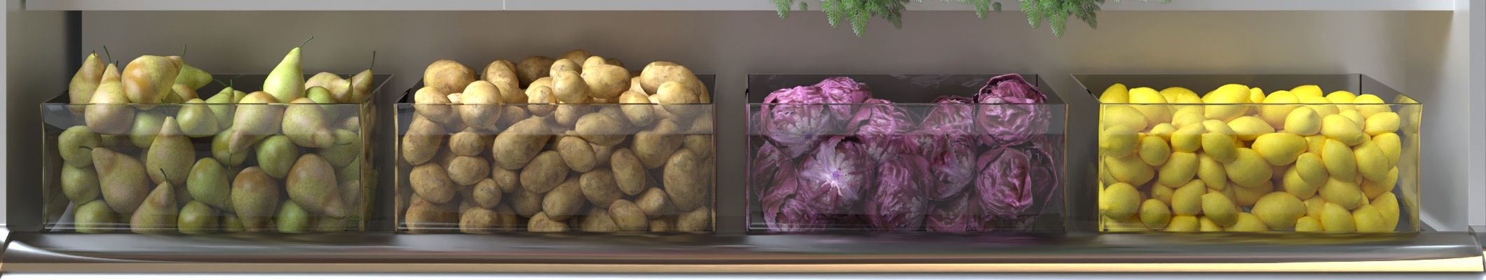 Fruit shelf 3 3D model_4