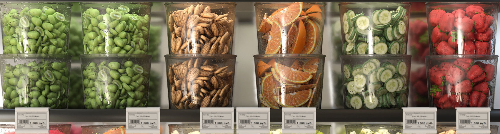 Fruit boxes 3D model_2