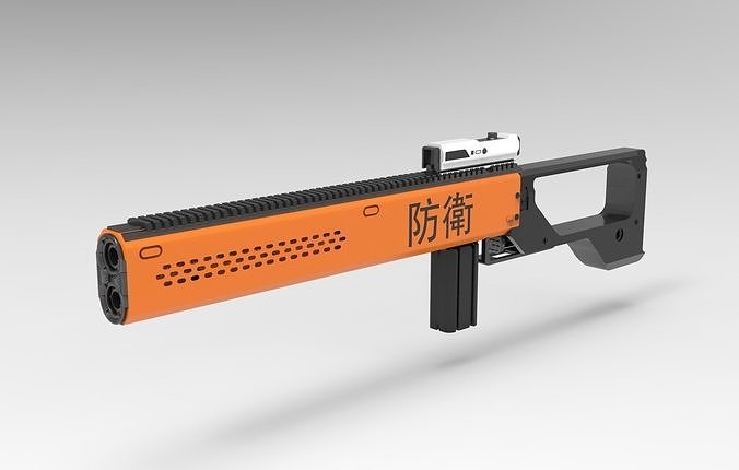 SGT 24 Shotgun  3D model