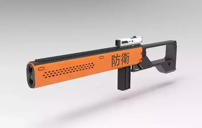 SGT 24 Shotgun  3D model