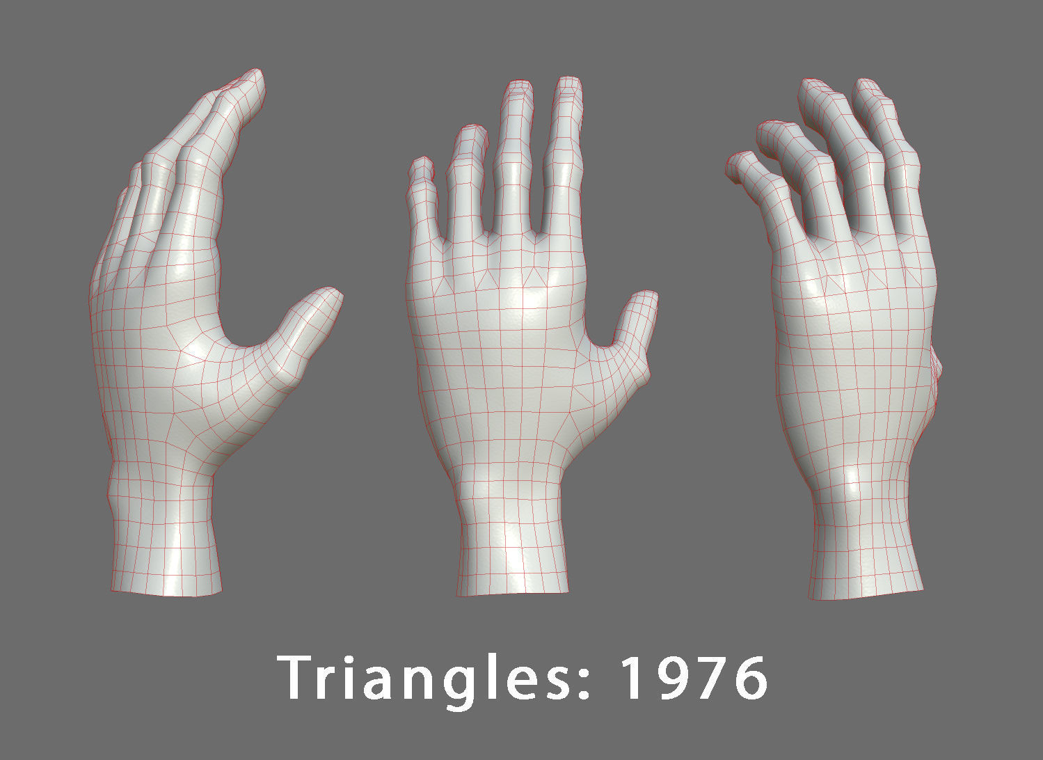 Character - Cartoon Hand Pack Bundle Low-poly 3D model_29