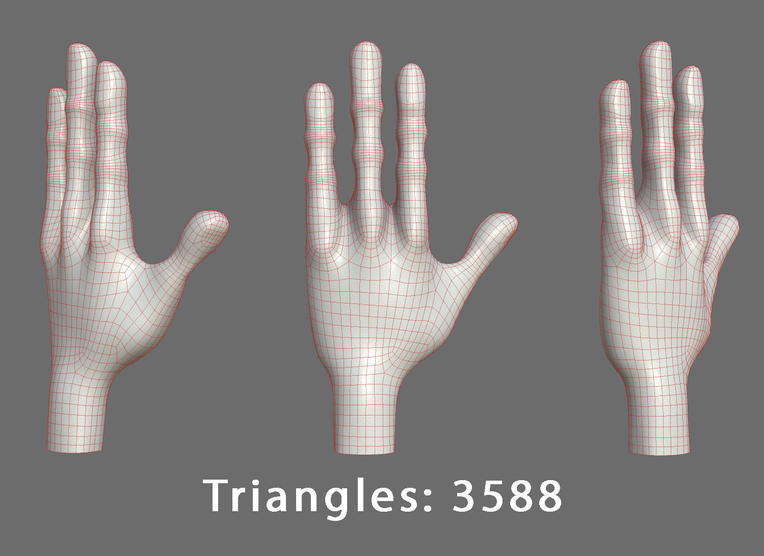 Character - Cartoon Hand Pack Bundle Low-poly 3D model_17