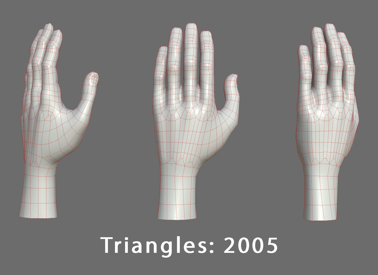 Character - Cartoon Hand Pack Bundle Low-poly 3D model_21