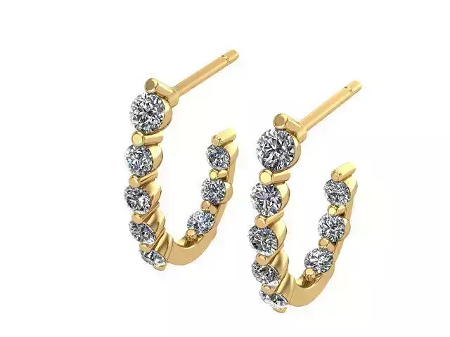 Yellow earrings vs 2