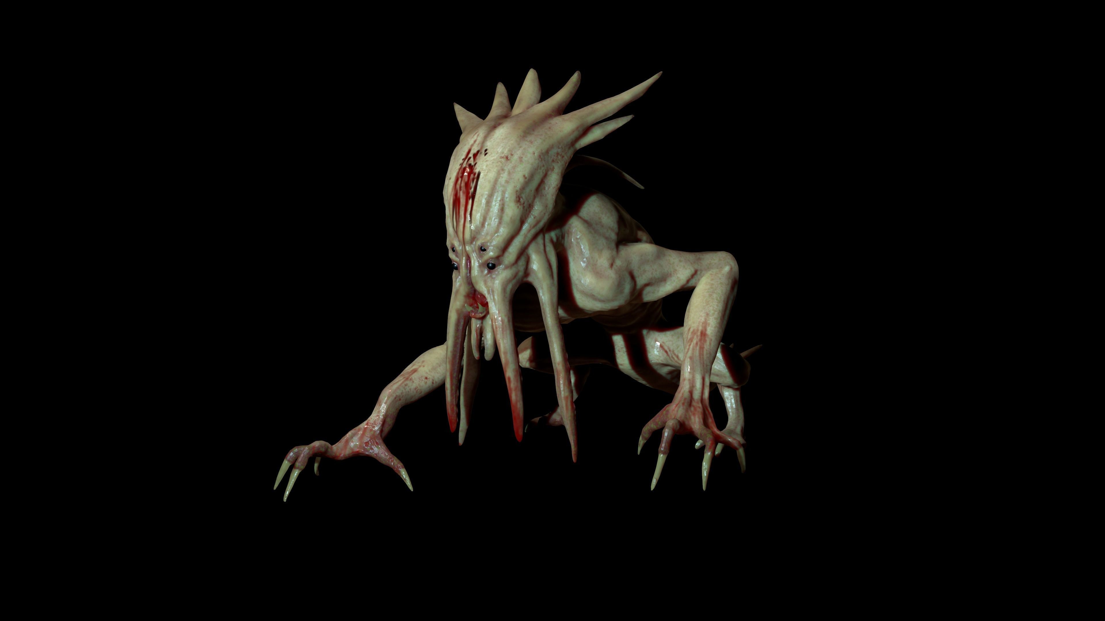 Criatura concept 3d 3D model_2