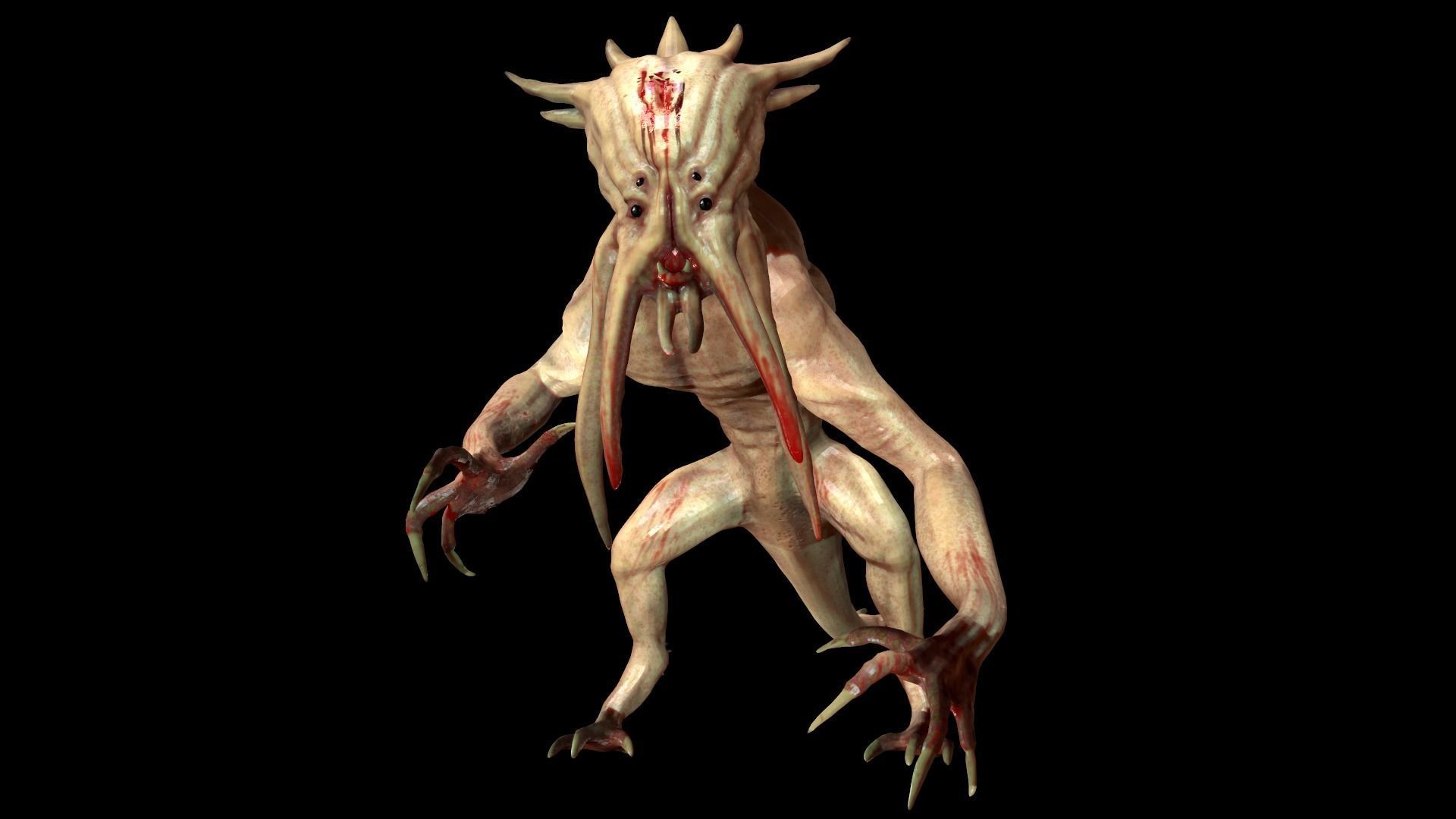 Criatura concept 3d 3D model_4