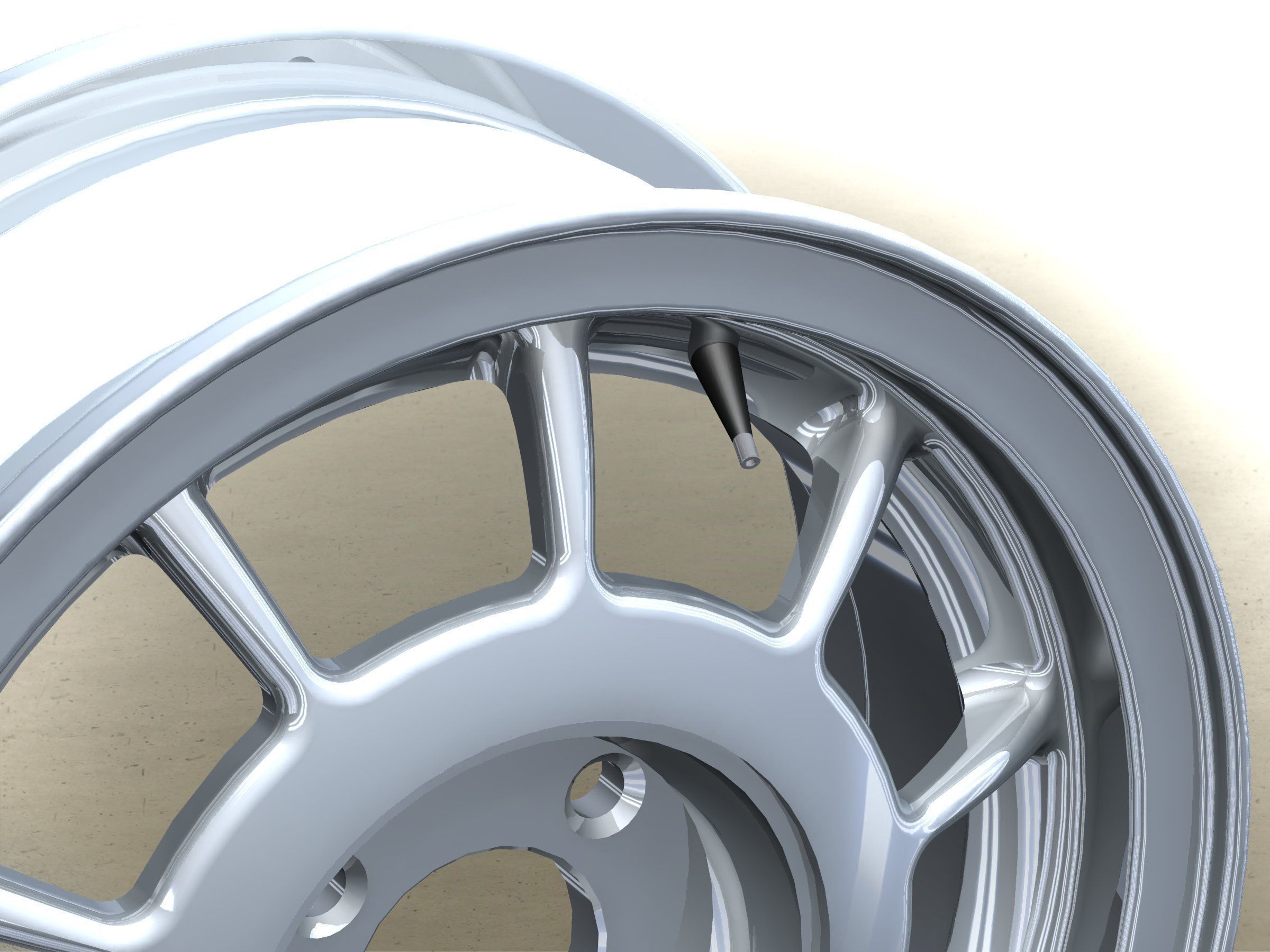Rim metallic 1  Free 3D model_2
