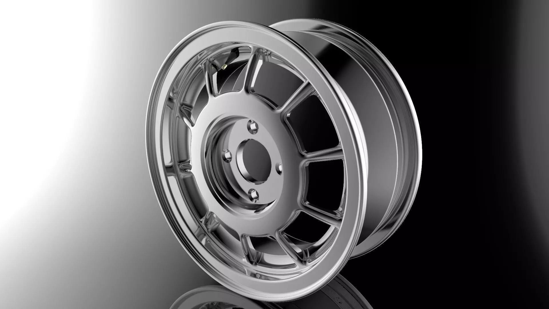 Rim metallic 1  Free 3D model_0