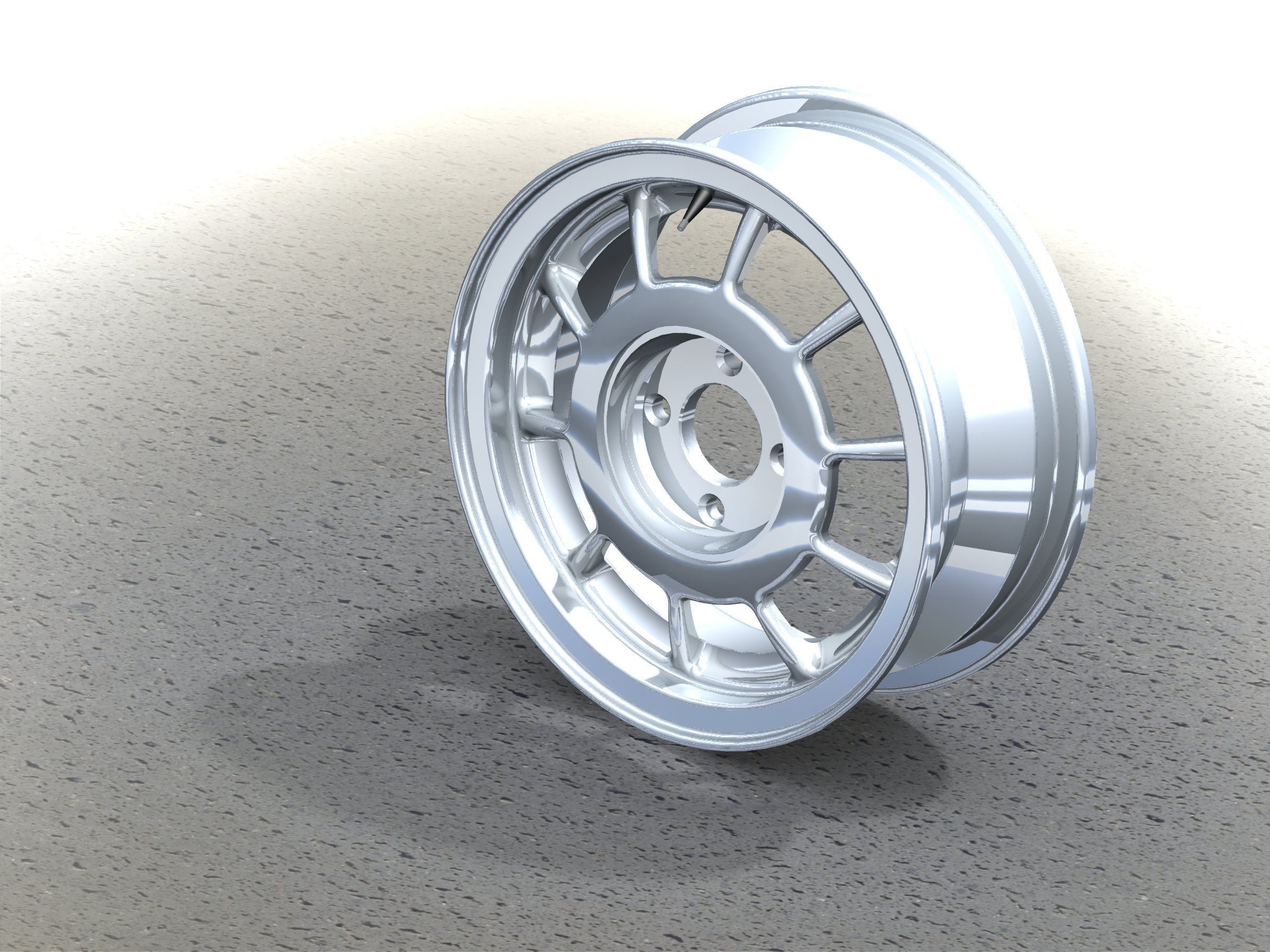 Rim metallic 1  Free 3D model_6