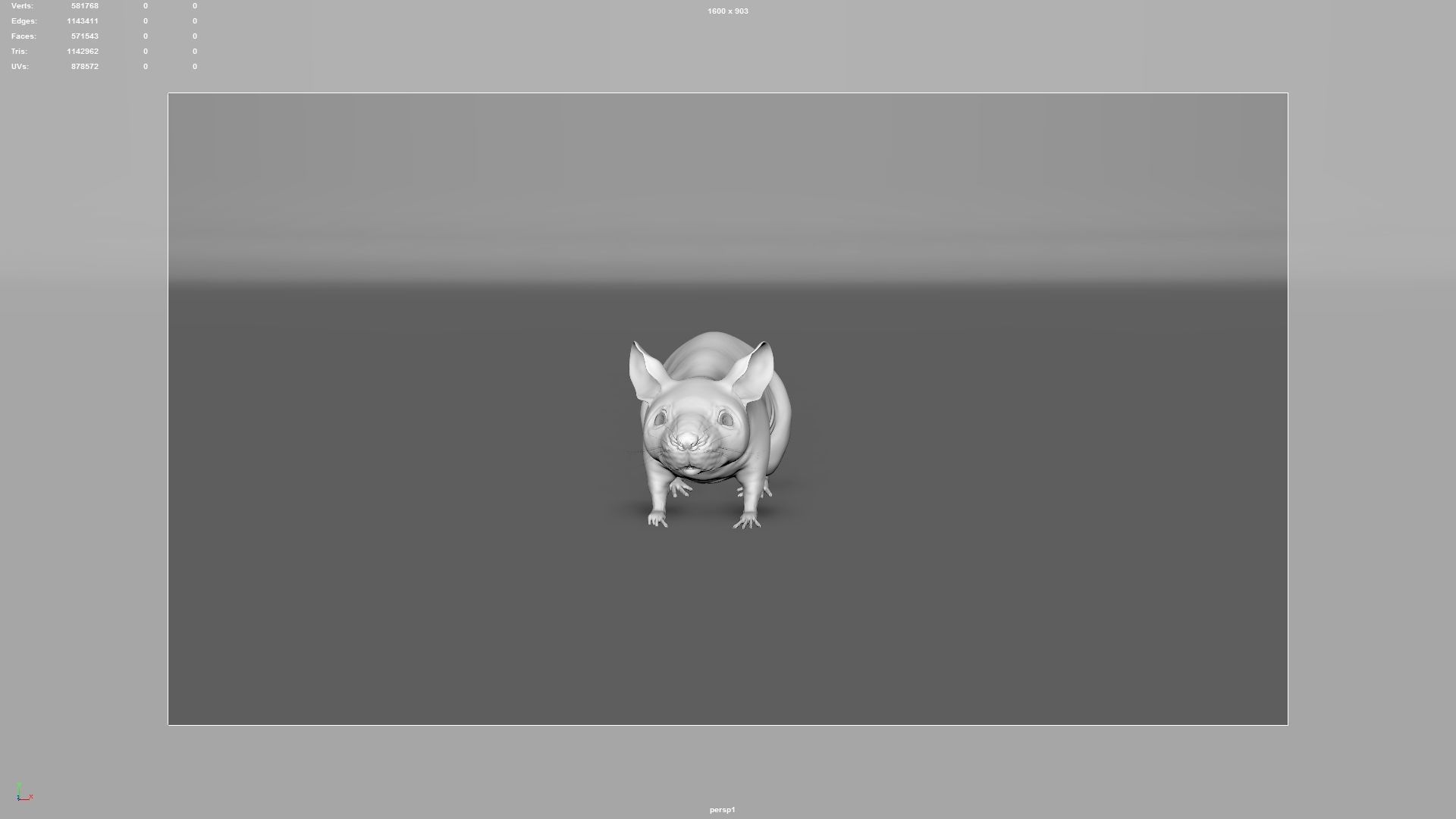 mouse rat  3D model_10