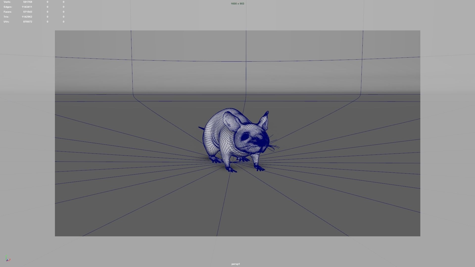 mouse rat  3D model_17