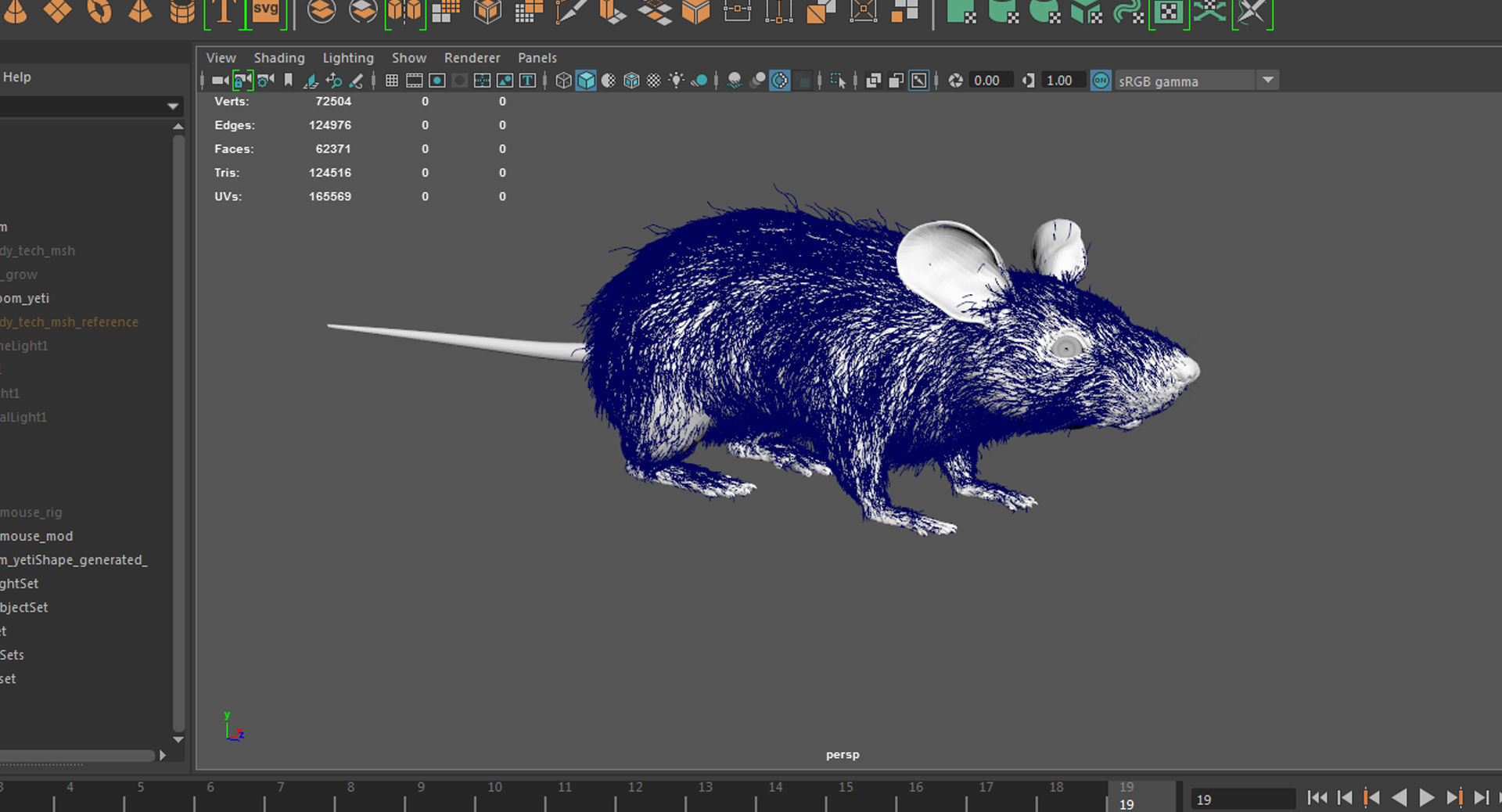 mouse rat  3D model_13