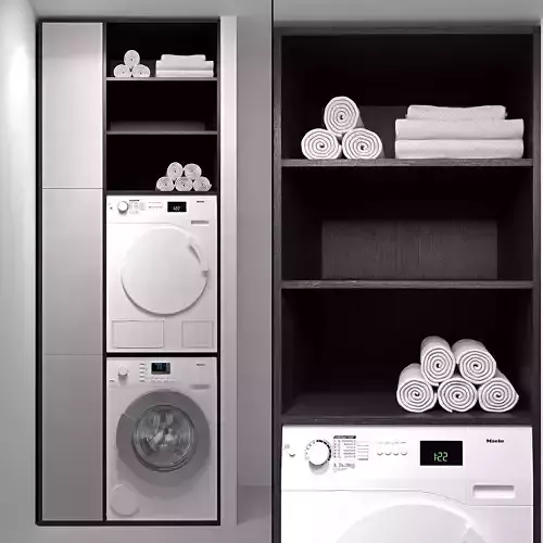  Miele washing machines 3D model