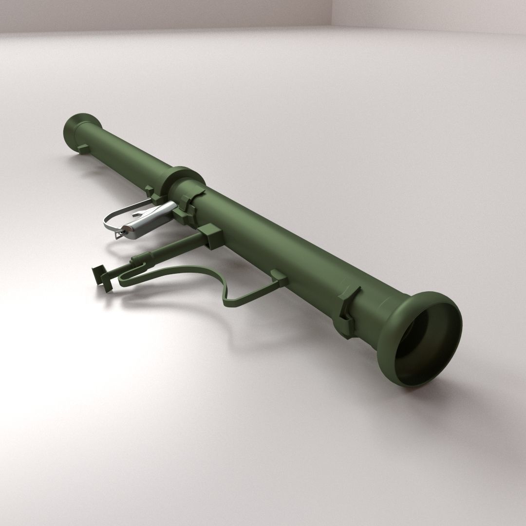 M20 Bazooka 3D model_1