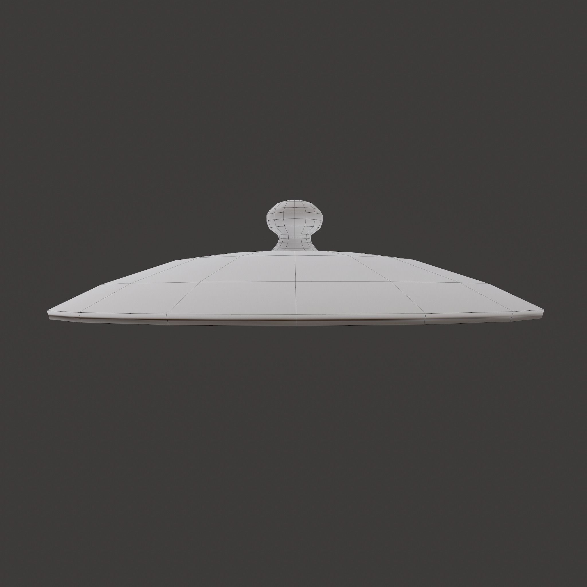 Terracotta Glazed Pot with Lid Free low-poly 3D model_48