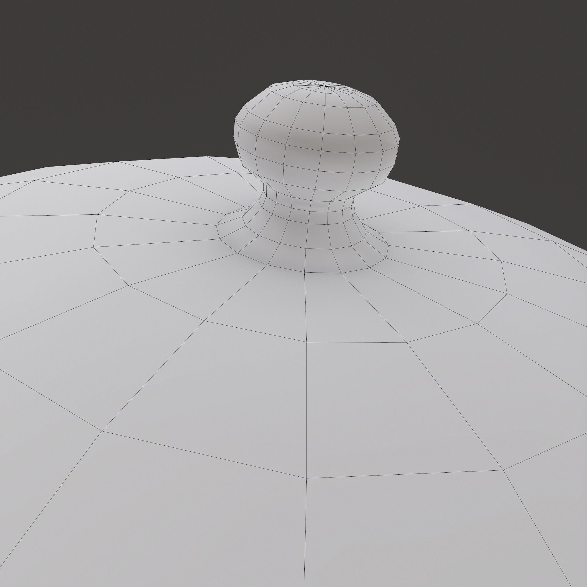 Terracotta Glazed Pot with Lid Free low-poly 3D model_47