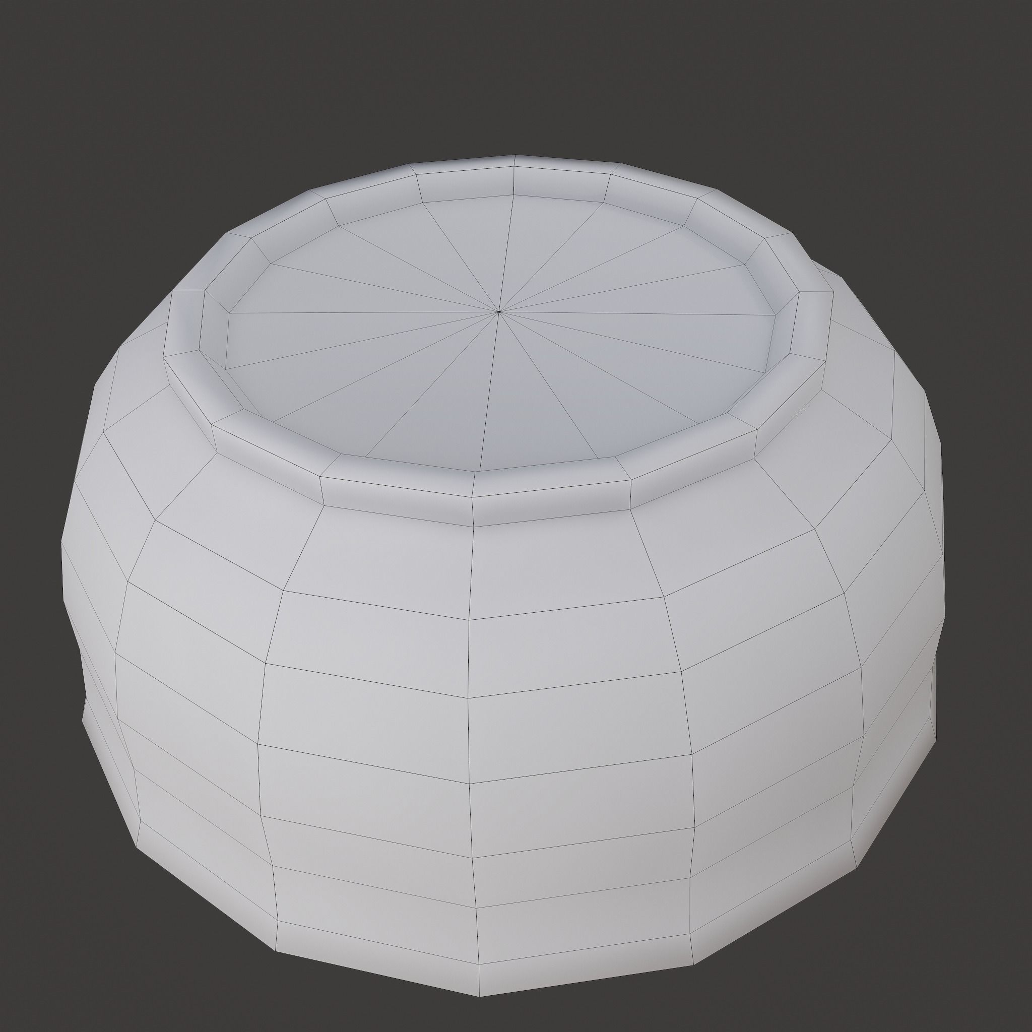 Terracotta Glazed Pot with Lid Free low-poly 3D model_43