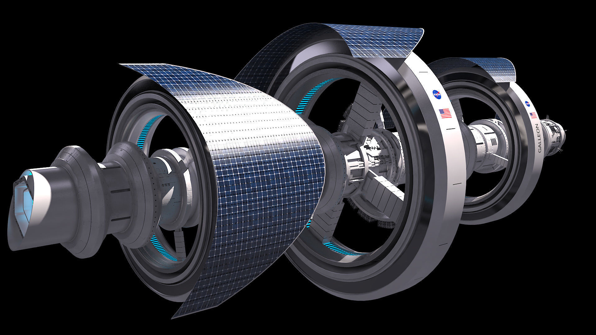 Nasa Concept Ship 3D model_4