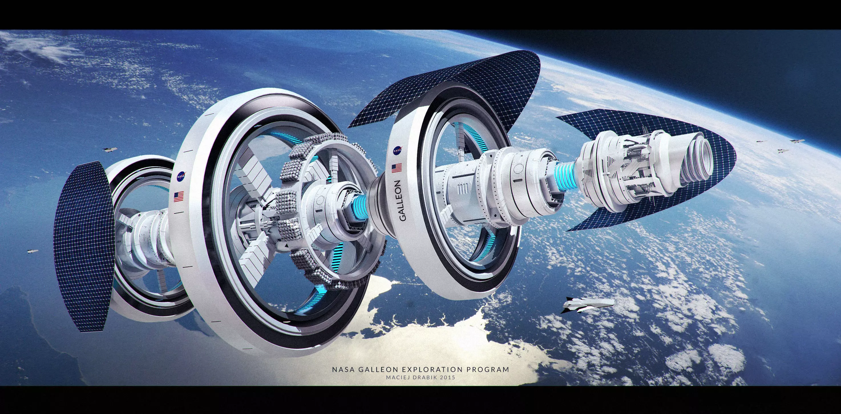 Nasa Concept Ship 3D model_0