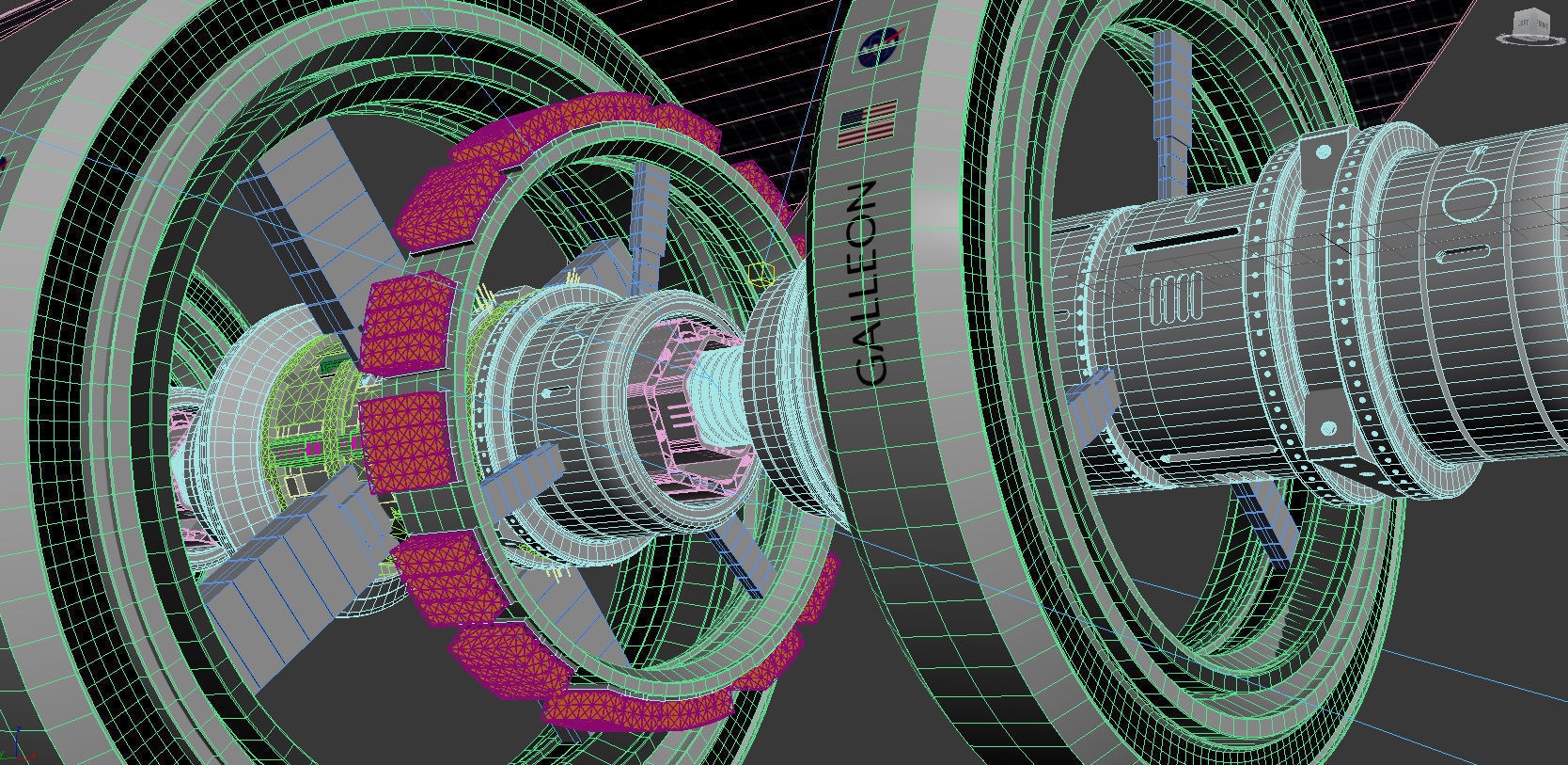 Nasa Concept Ship 3D model_6