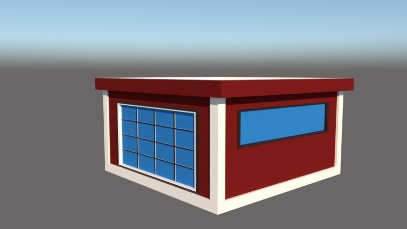 security building 3D model_1
