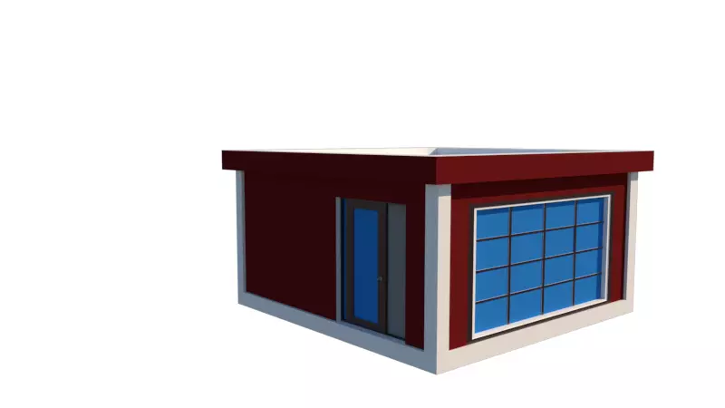 security building 3D model_0