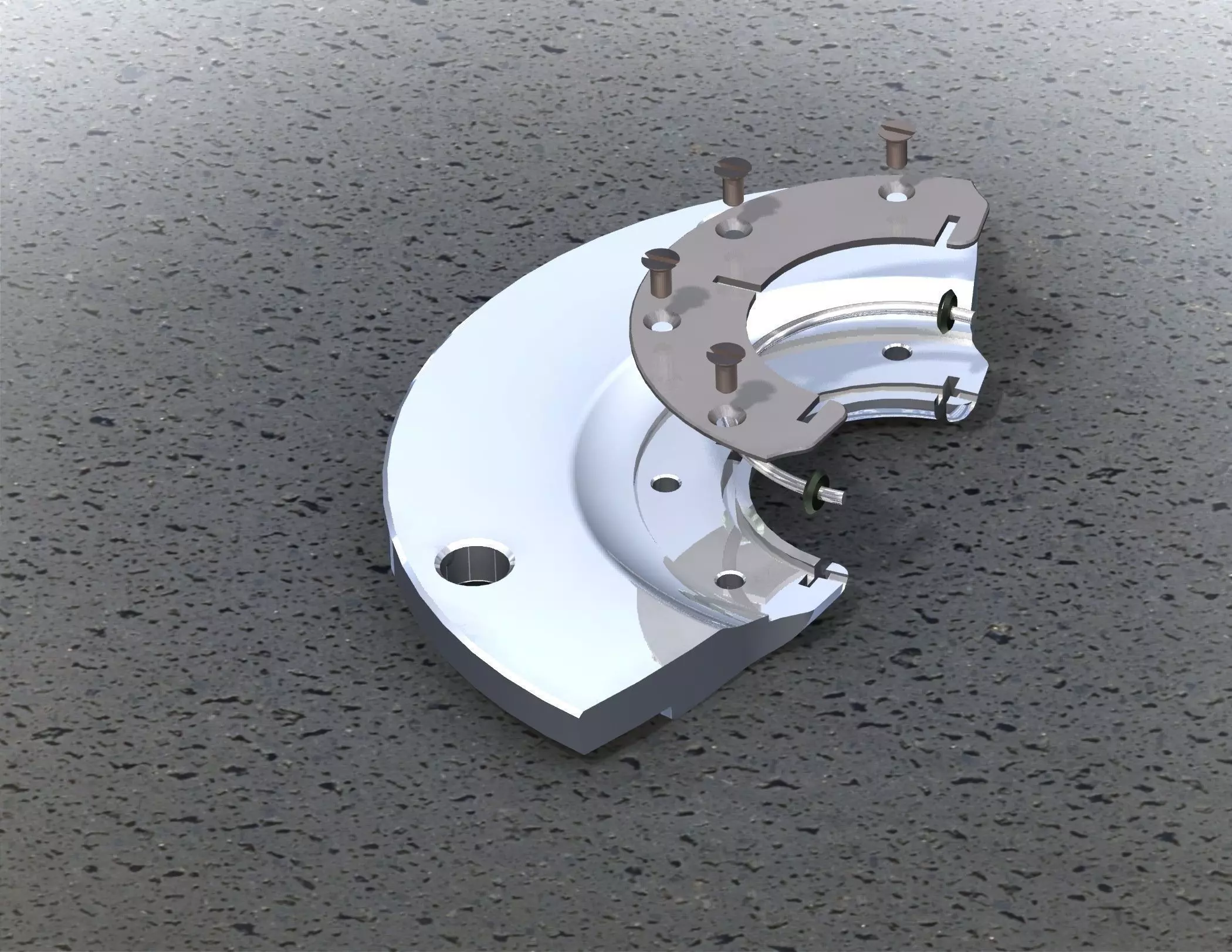Upgrading centralizer of Arol capping machine Free 3D model
