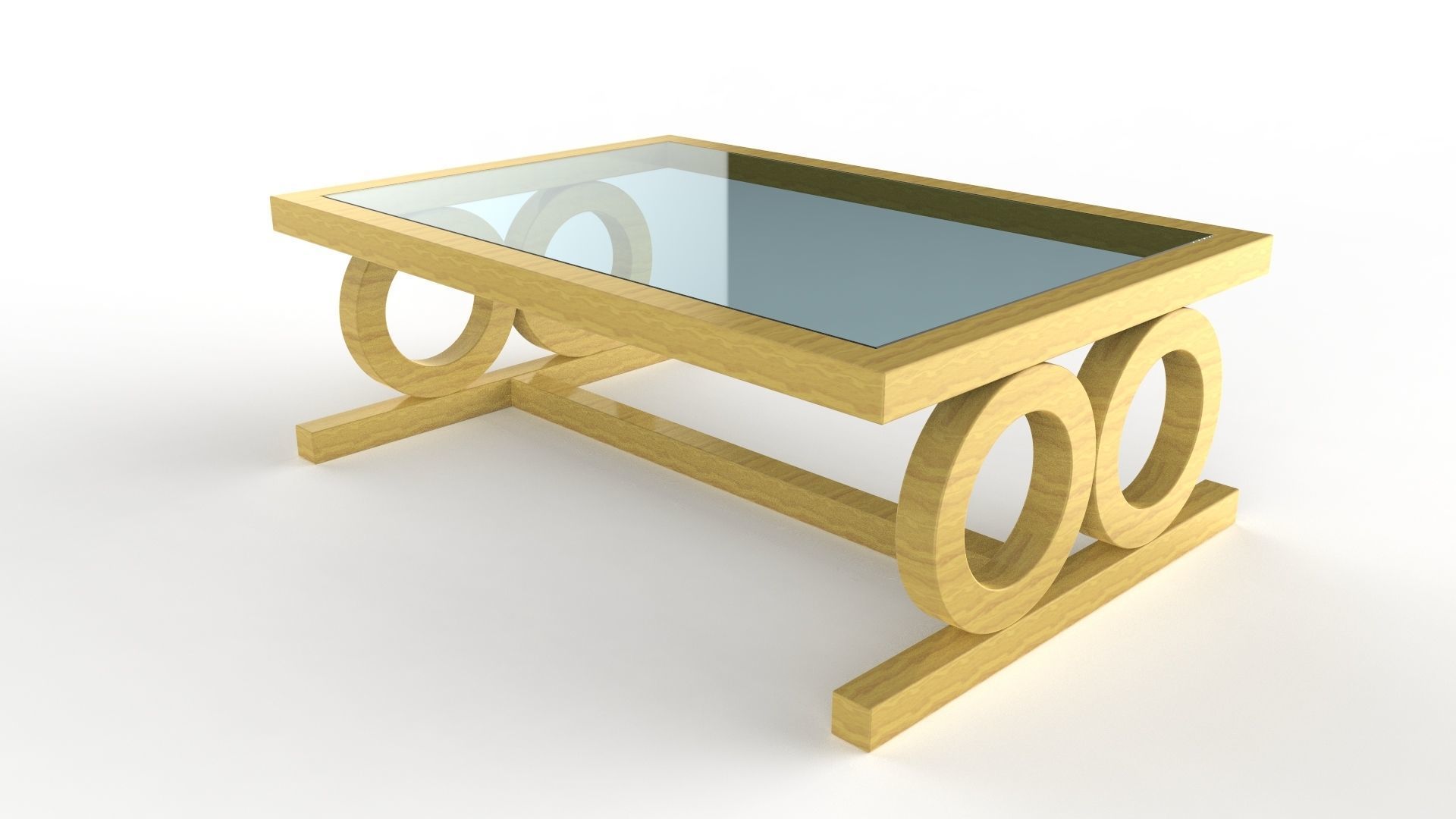 Asher Coffee Table 3D model_4