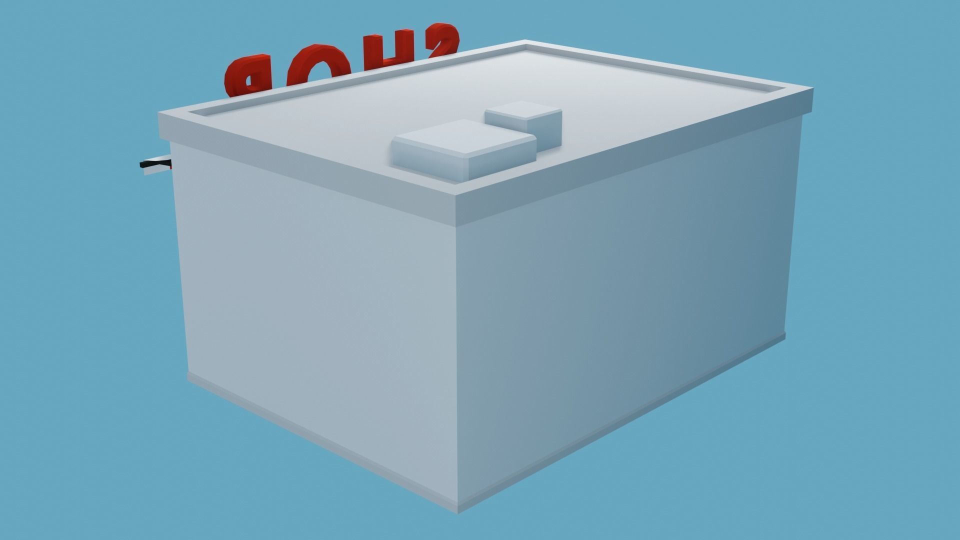 Shop Low Poly Low-poly 3D model_6