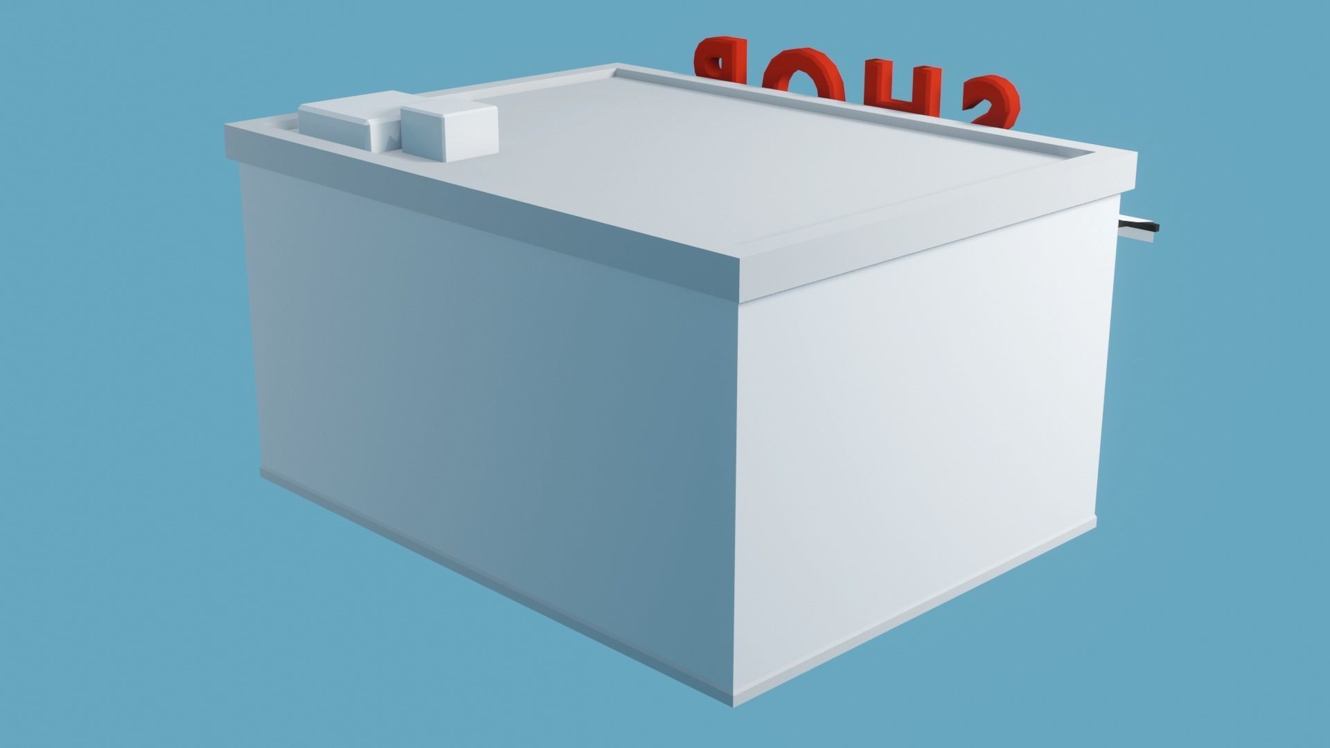 Shop Low Poly Low-poly 3D model_7