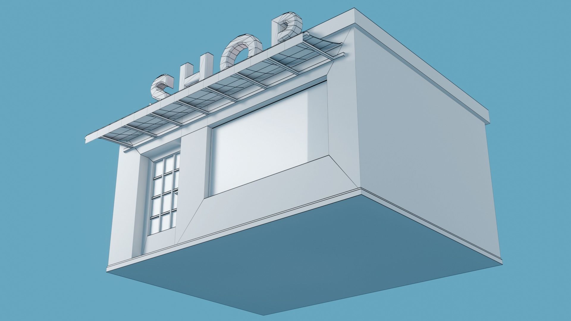 Shop Low Poly Low-poly 3D model_11