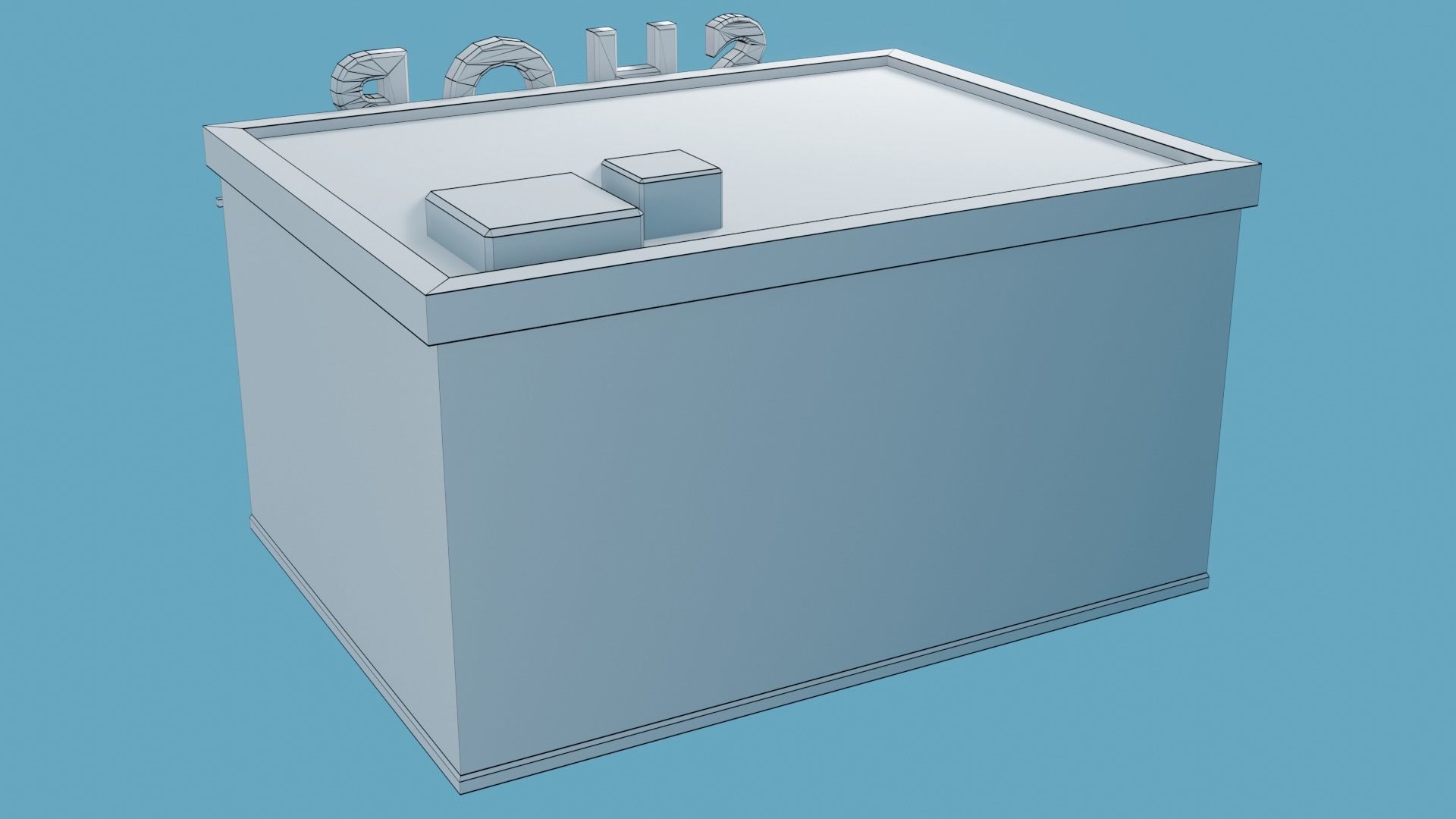 Shop Low Poly Low-poly 3D model_8