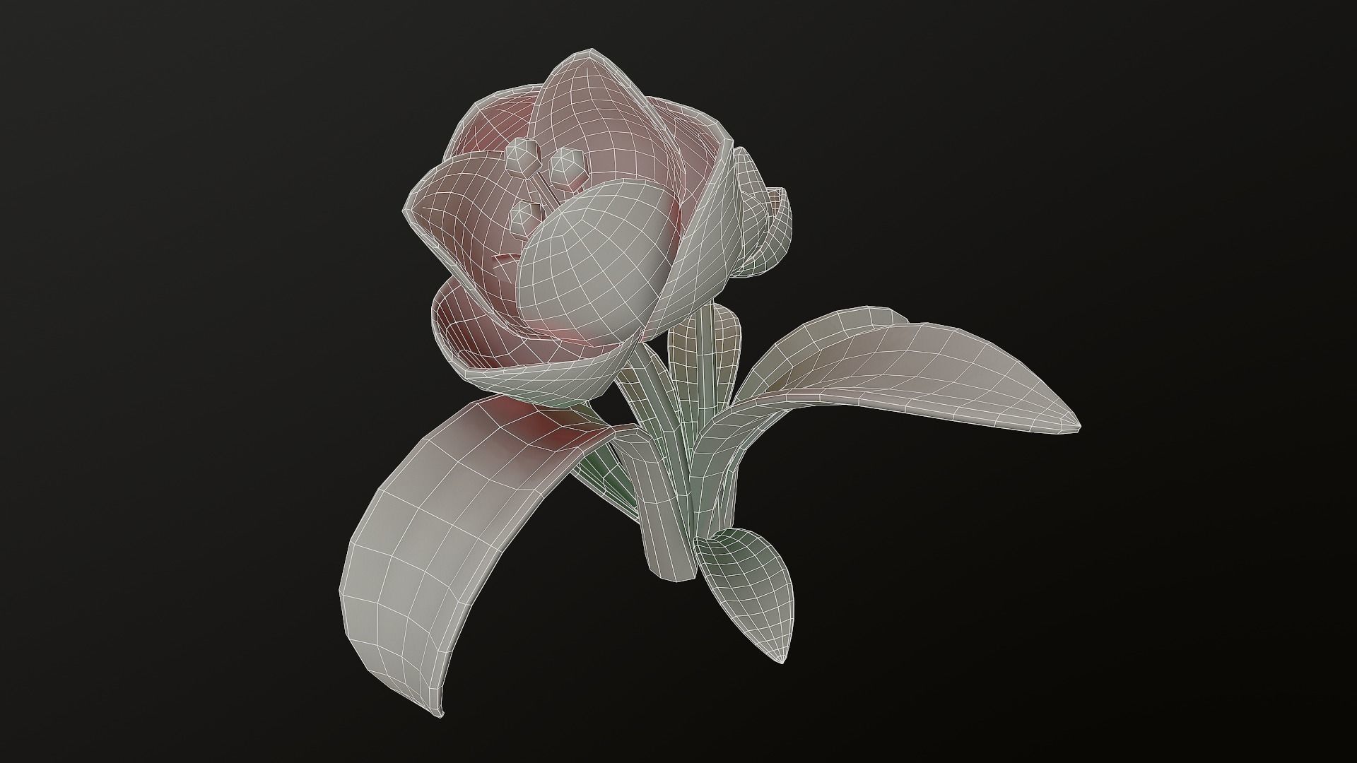 Asset - Cartoons - Flower 3D model_24