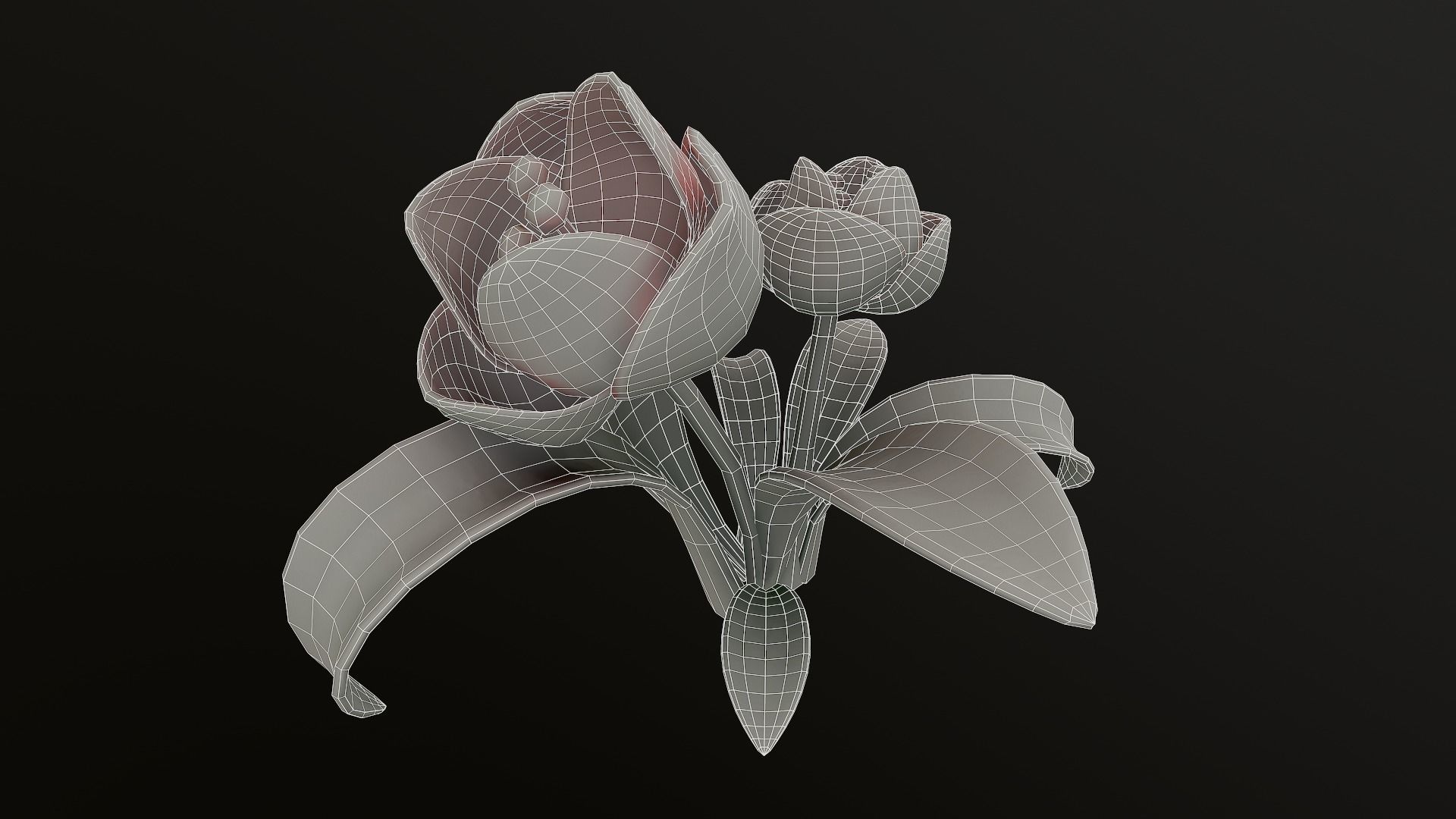 Asset - Cartoons - Flower 3D model_39