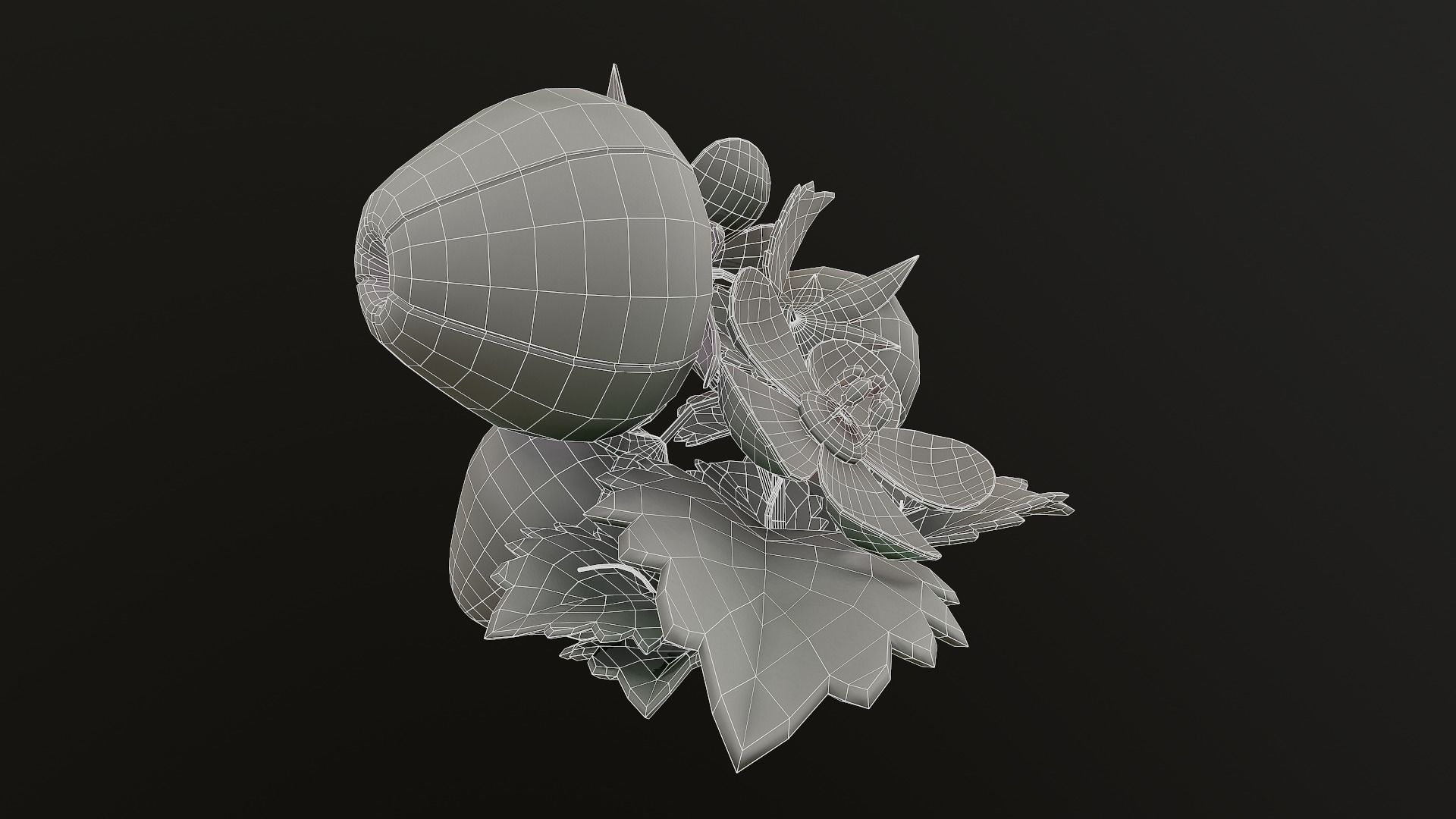 Asset - Cartoons - Flower 3D model_53