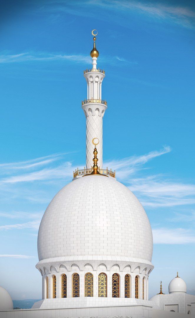 sheik Zayed mosque 3D model_10