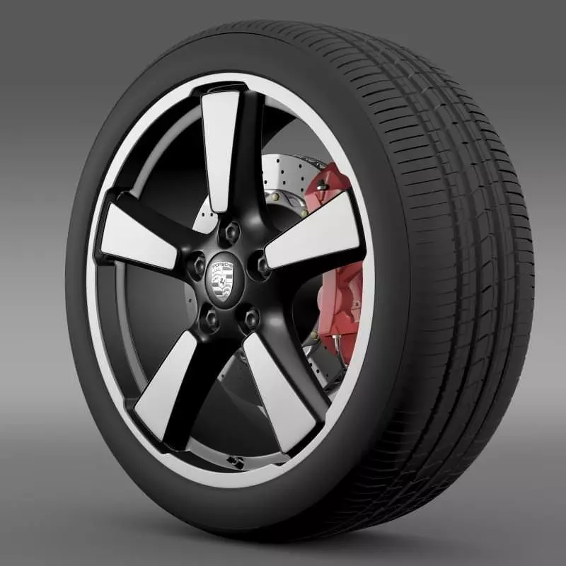 Porsche 911 50YearEditions wheel 3D model