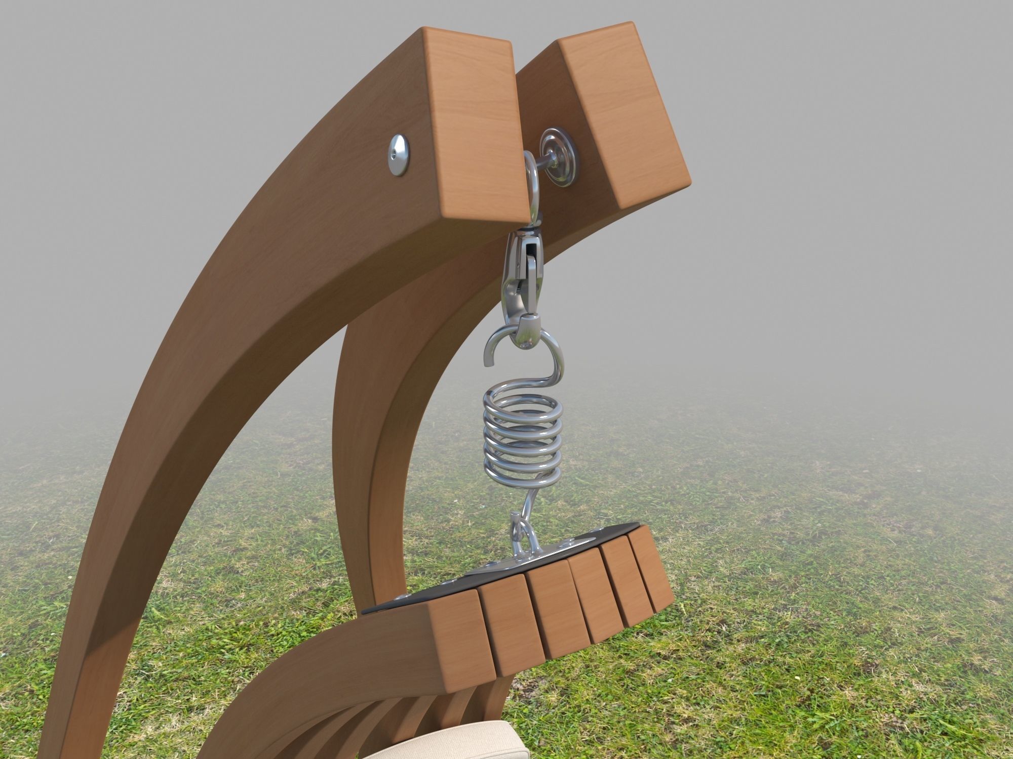 Hammock Optimist Hanging Stand By Jagram Style 3D model_7