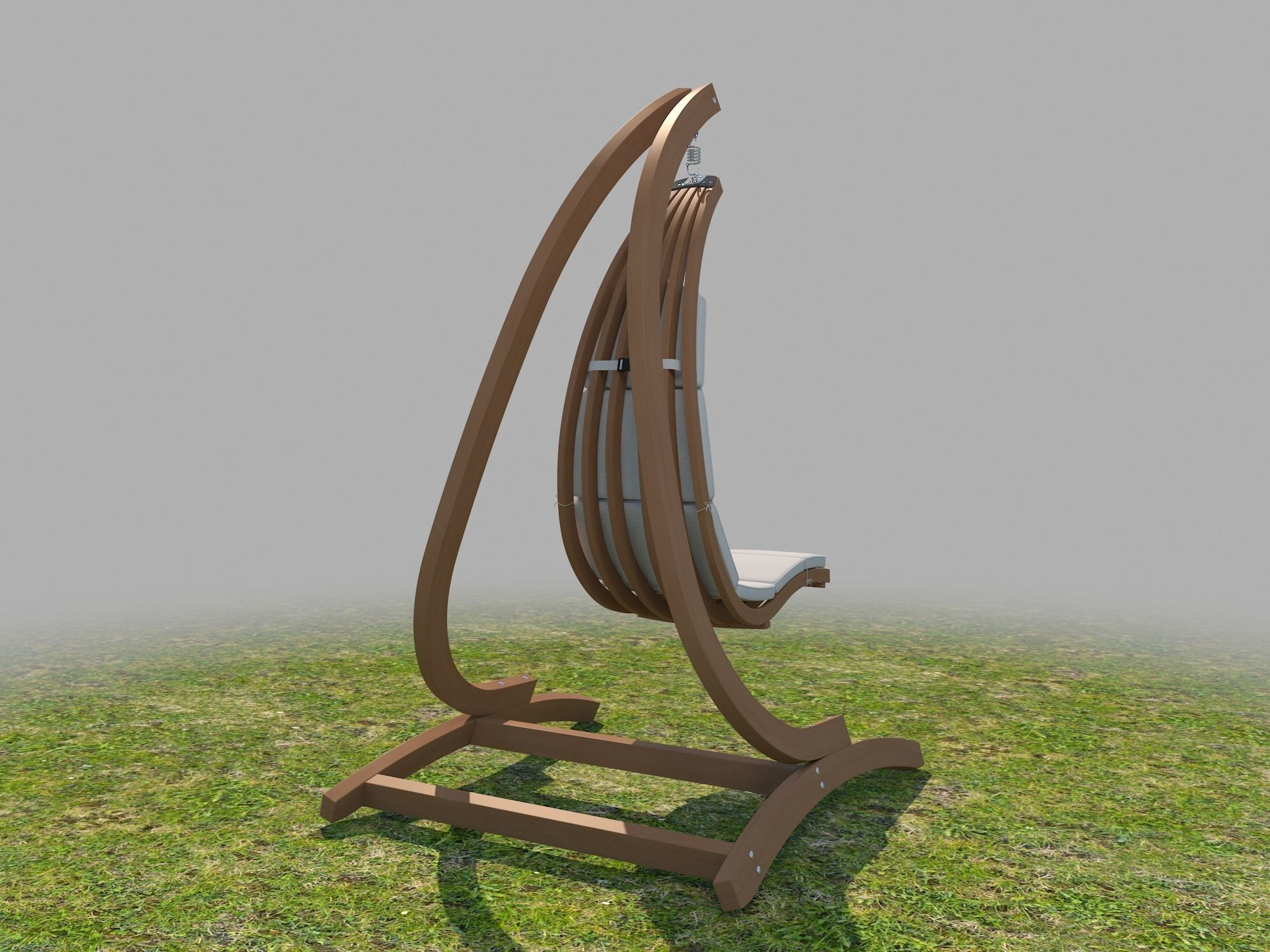 Hammock Optimist Hanging Stand By Jagram Style 3D model_3