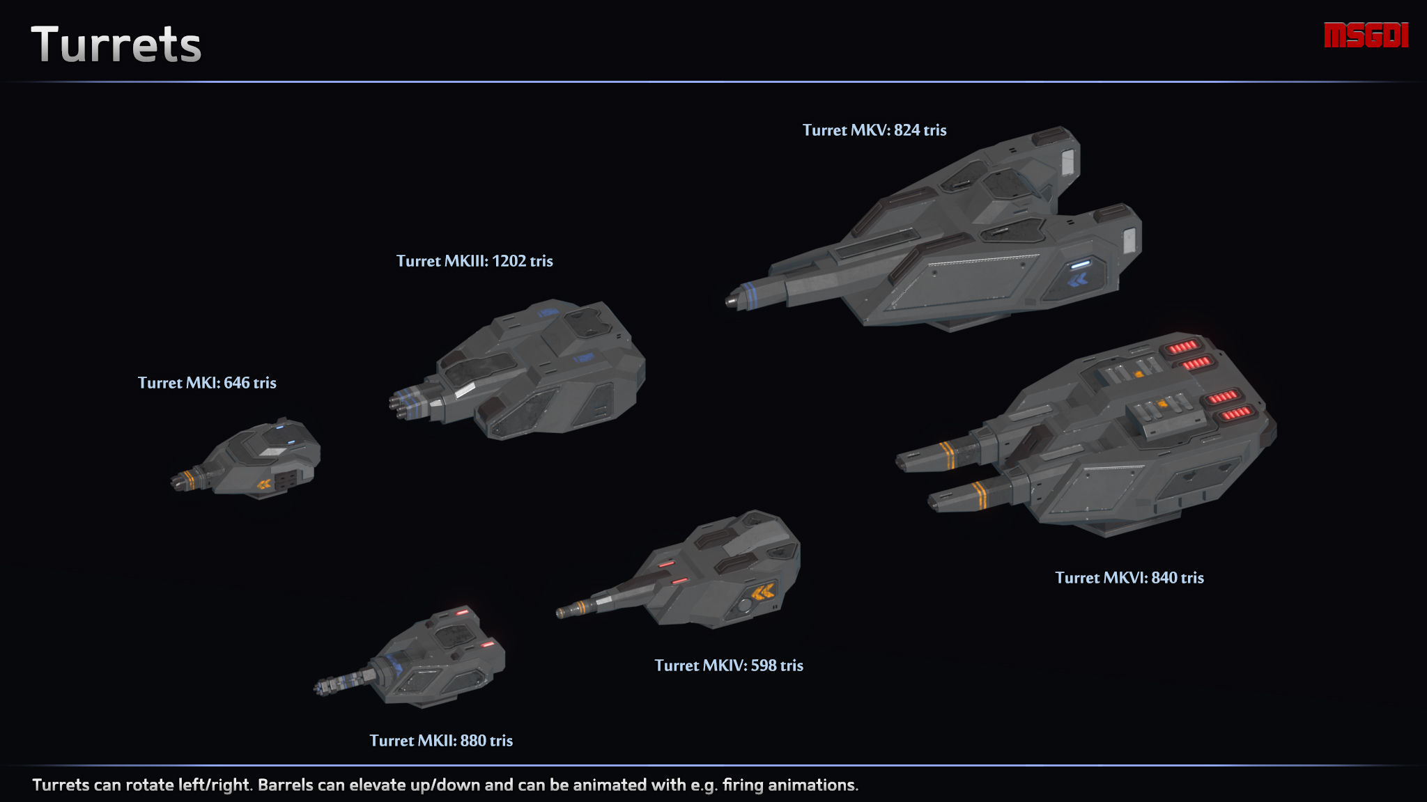 Spaceship Destroyer Explorer Low-poly 3D model_1
