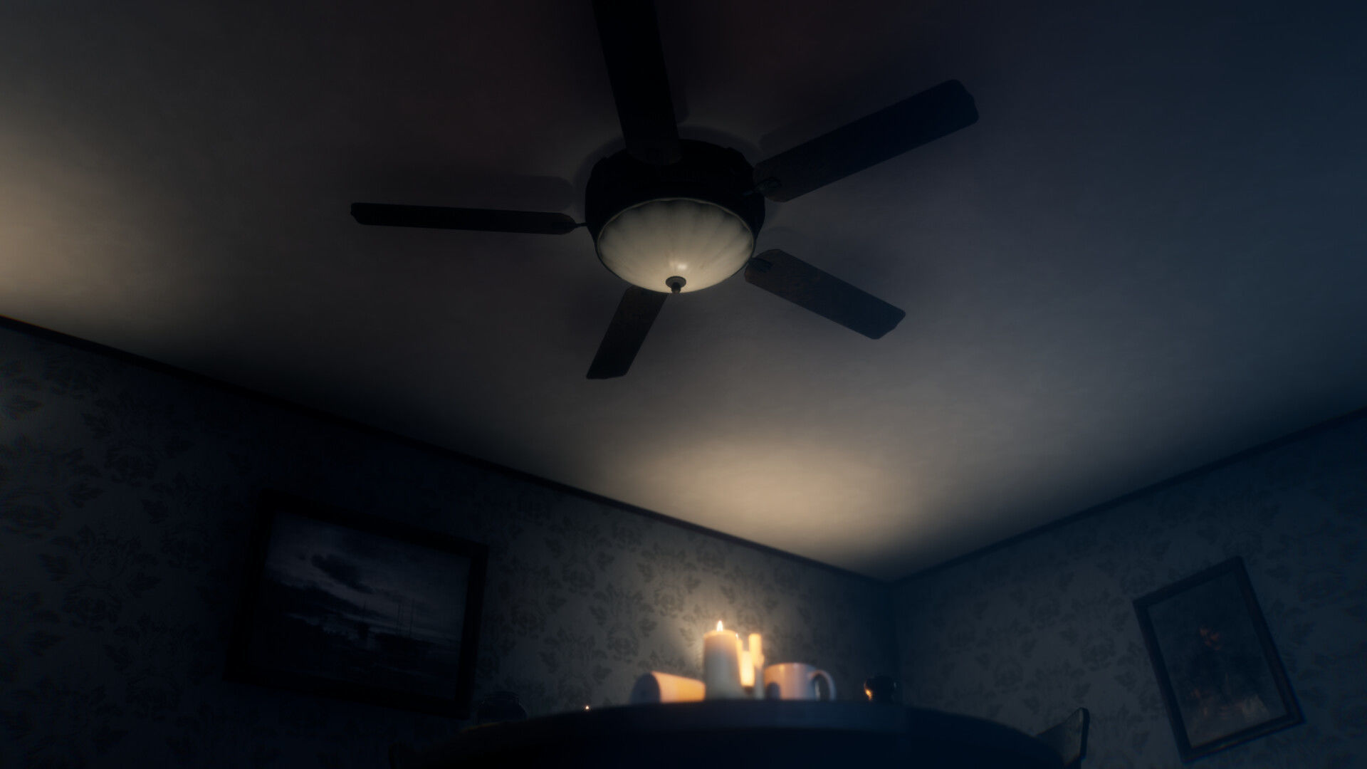 Horror Dining Room - UE4 and UE5 Asset Pack Low-poly 3D model_9