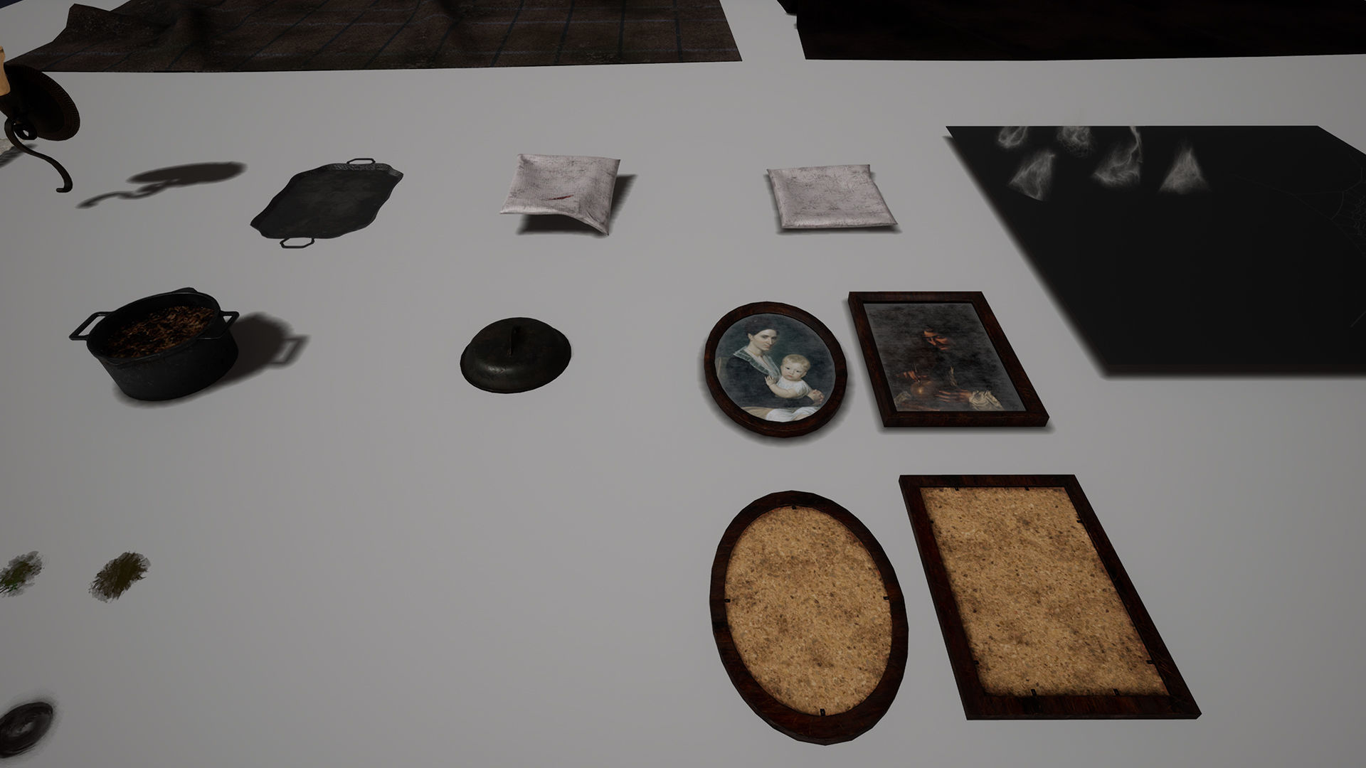 Horror Dining Room - UE4 and UE5 Asset Pack Low-poly 3D model_16