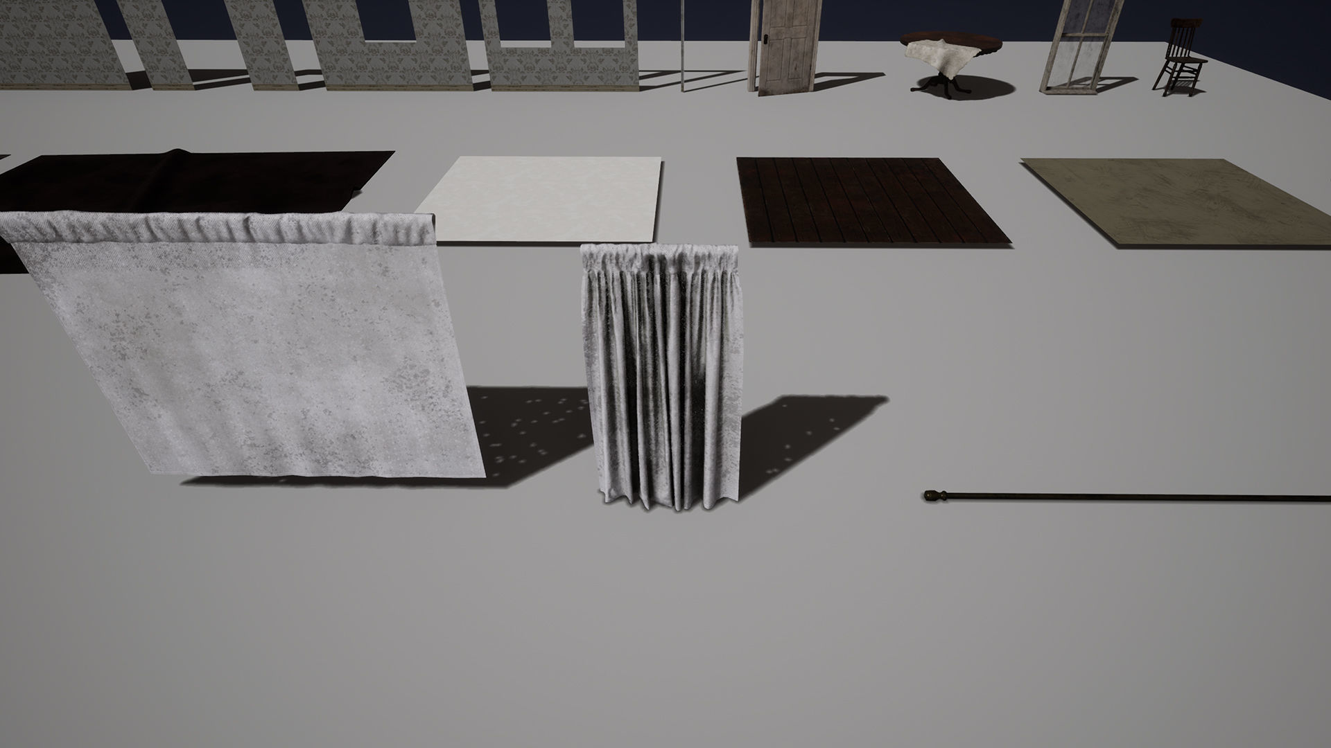 Horror Dining Room - UE4 and UE5 Asset Pack Low-poly 3D model_14