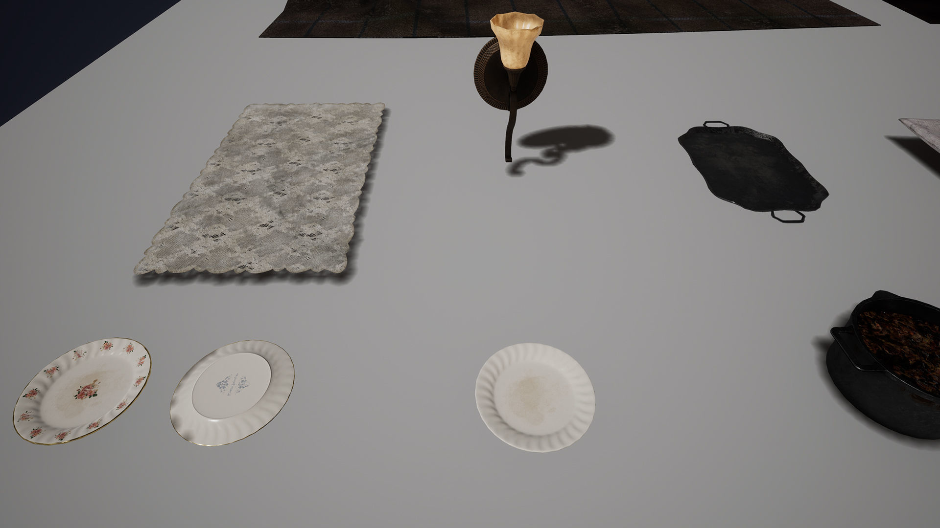 Horror Dining Room - UE4 and UE5 Asset Pack Low-poly 3D model_20