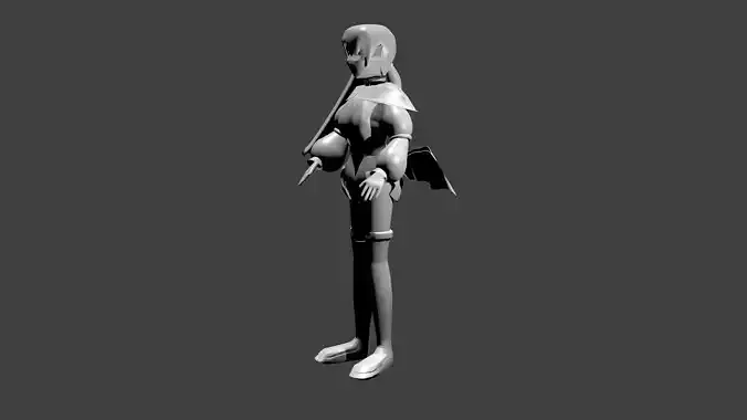 Lowpoly Character vampiregirl