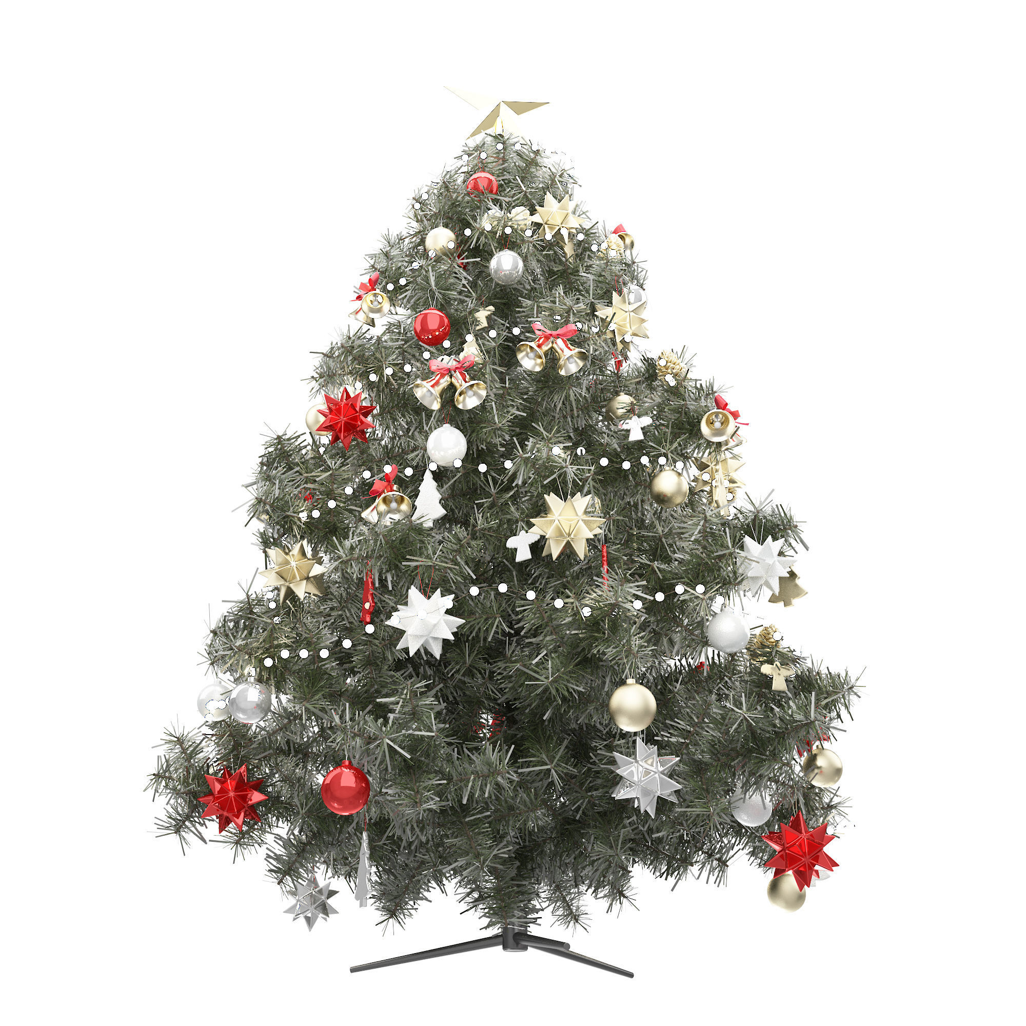 christmas tree 3D model_4